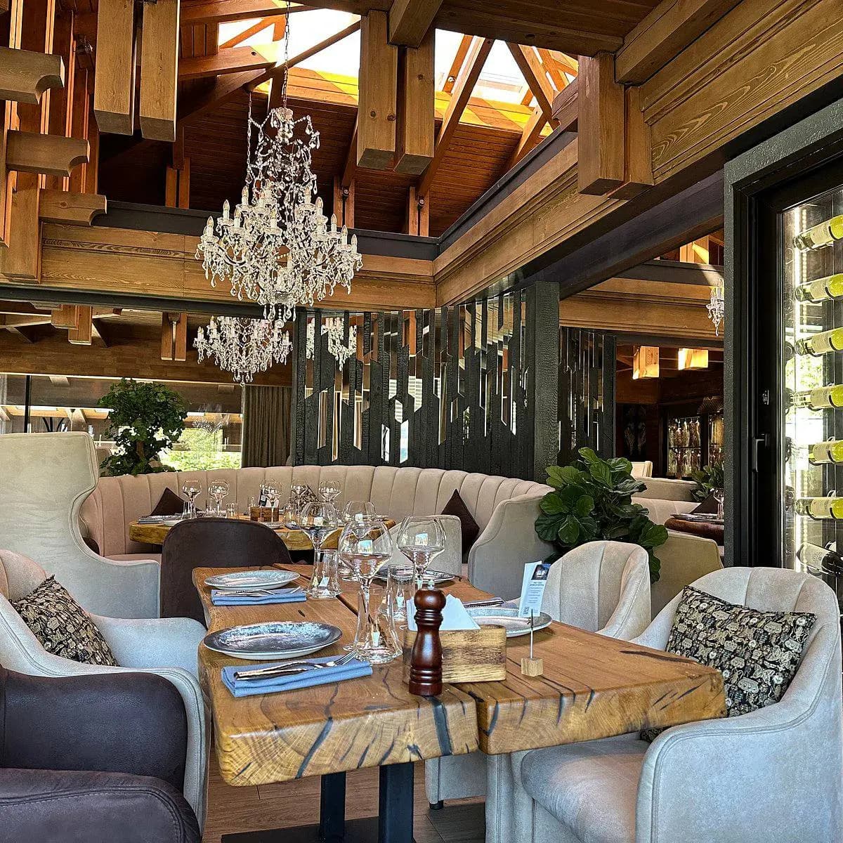 Ресторан Шале в Красной Поляне Дизайн